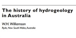 History of hydrogeology in Australia:
