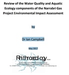 Review of the Water Quality and Aquatic Ecology components of the Narrabri Gas Project Environmental Impact Assessment
